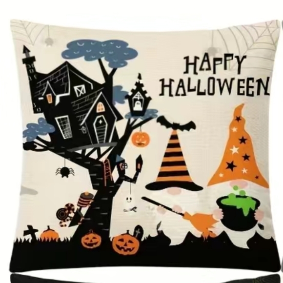 unbranded Other - New spooky Halloween gnome witch home decor accent pillow case